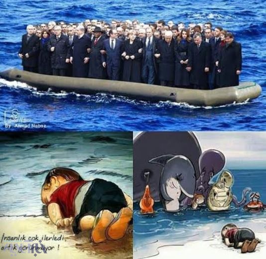 غرق شدن آیلان کردی کودک سوری
